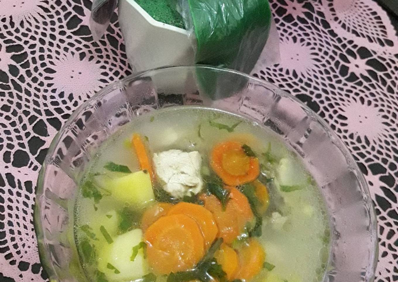 Sop ayam praktis