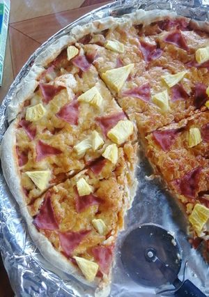 Una foto de Pizza