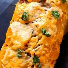 A picture of Potatoes cheese loaf.