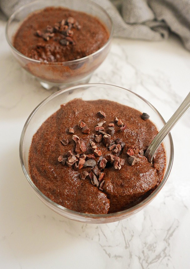 Una foto de Mousse de chocolate con 2 ingredientes 🍫