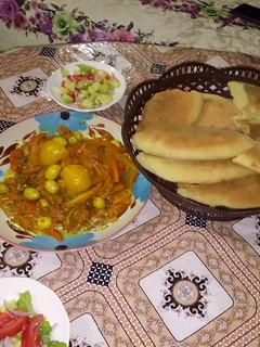 صورة لوصفة دجاج مع الجزر