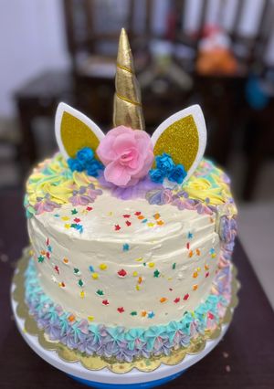 Una foto de Torta Unicornio