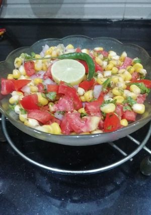 A picture of Corn Bhel.