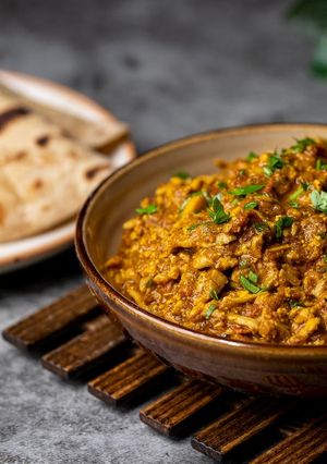 A picture of Egg Kheema Masala.