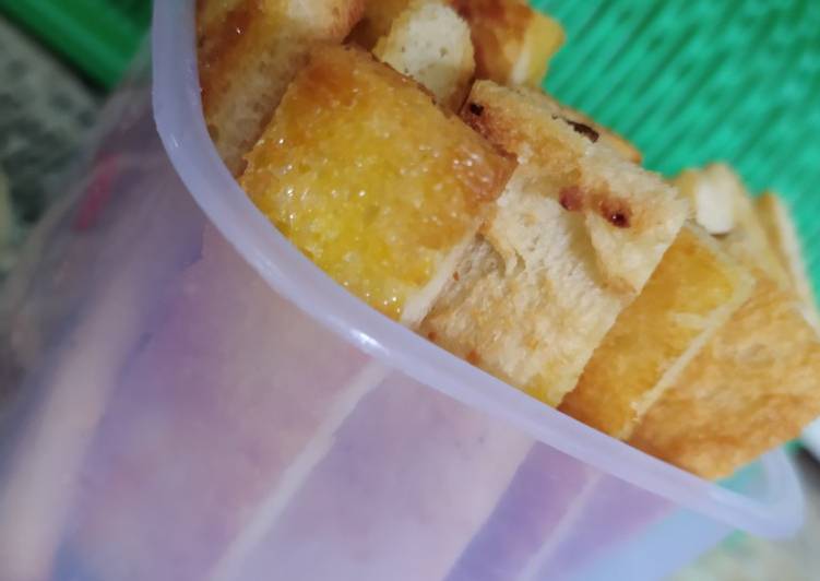 Bagaimana Menyajikan 8. Bagelen Roti Tawar Teflon, Sempurna