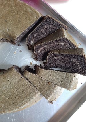 Foto resep 50. Bolu Ketan Hitam Keju