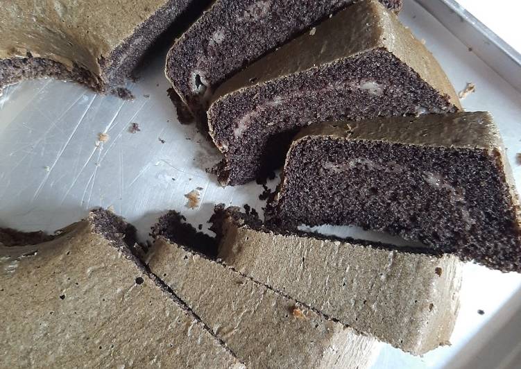 Resep Mudah 50. Bolu Ketan Hitam Keju Praktis Enak