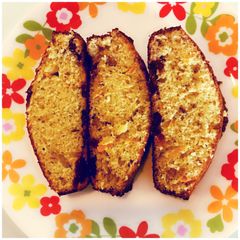 A picture of Orange Cranberry Loaf Cake.