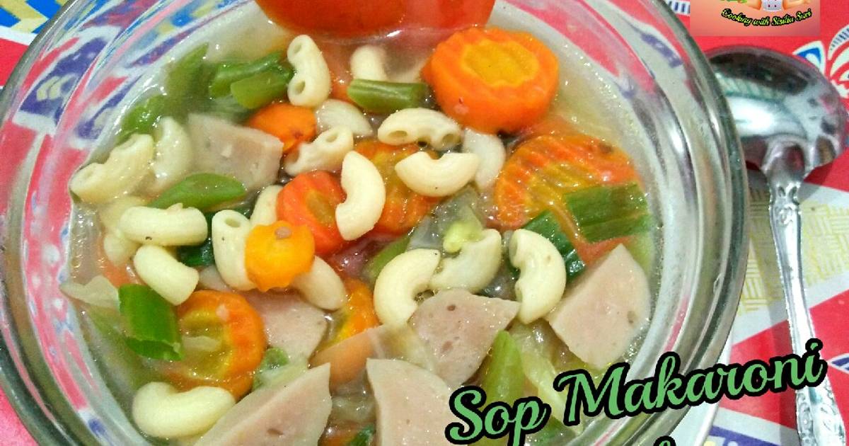 212 resep sup bakso macaroni enak dan sederhana - Cookpad