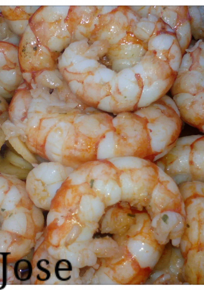Una foto de Langostinos picantes