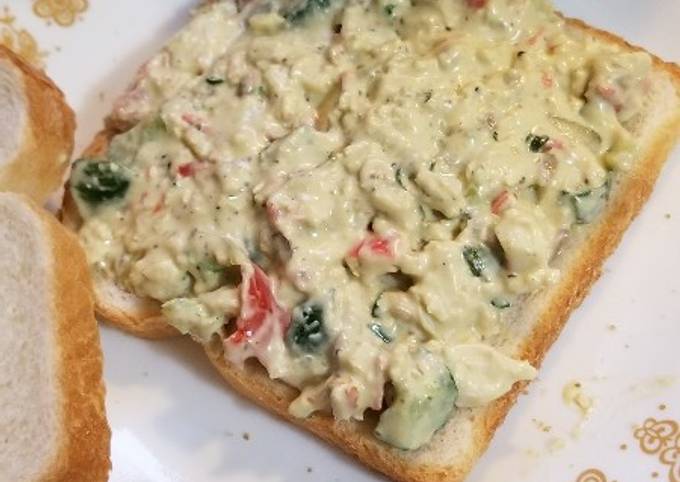 Simple Way to Make Homemade Spicy Crab Salad