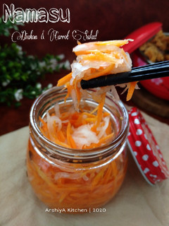 Foto resep Namasu, Daikon & Carrot Salad