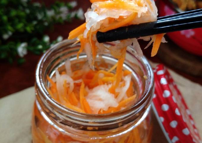 Cara bikin Namasu, Daikon & Carrot Salad