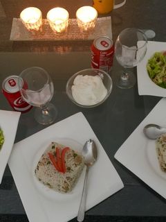 صورة لوصفة رز بالخضار