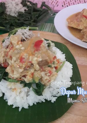 Foto resep Sego (Nasi) Tumpang Lethok Khas Klaten
