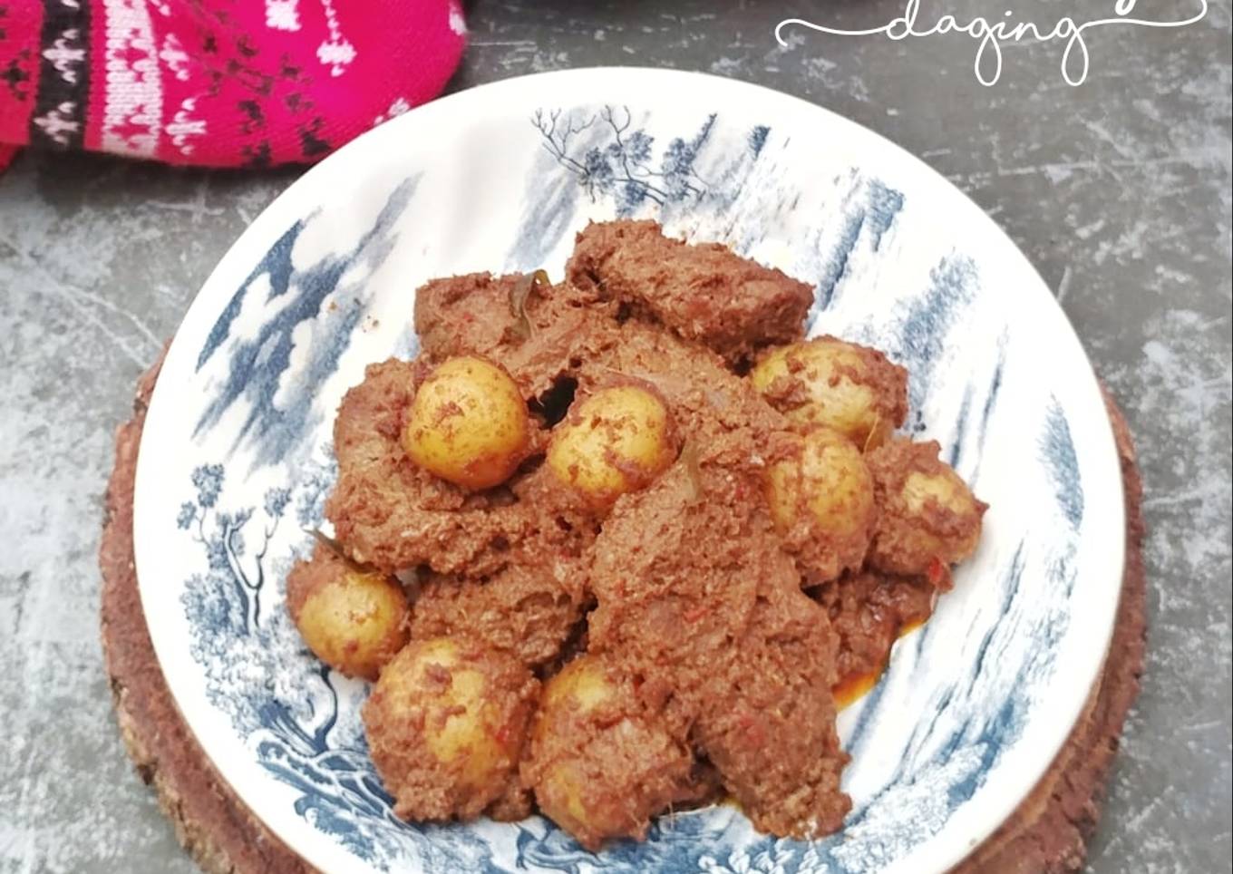 (238) Rendang Daging Padang