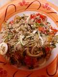 Bulgur e Cous cous con verdure alla mediterranea