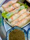 Vietnamese Fresh Spring Rolls with Fermented Anchovy Dipping Sauce