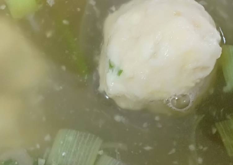 Resep Sup bola udang tahu | Langkah Membuat Sup bola udang tahu Yang Mudah Dan Praktis