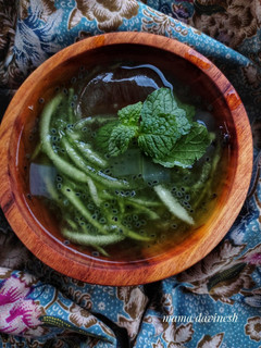 Foto resep Es melon
