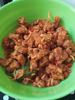 Foto resep Tempe teri kacang balado