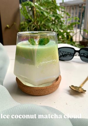Foto resep Ice coconut matcha cloud