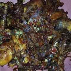 Peppered chicken 🐓 A picture of Peppered chicken 🐓.