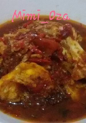 Foto resep Telur ceplok kuah pedas