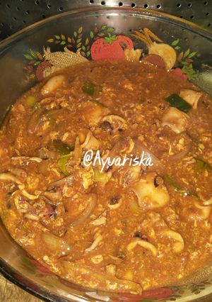 Foto resep Cumi saos padang