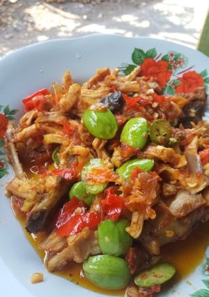 Foto resep Sambal petai suwir ayam