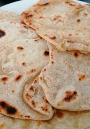 Una foto de Pan plano árabe