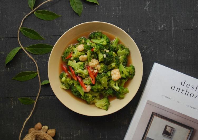 Resep Brokoli Udang Saus Tiram Anti Gagal