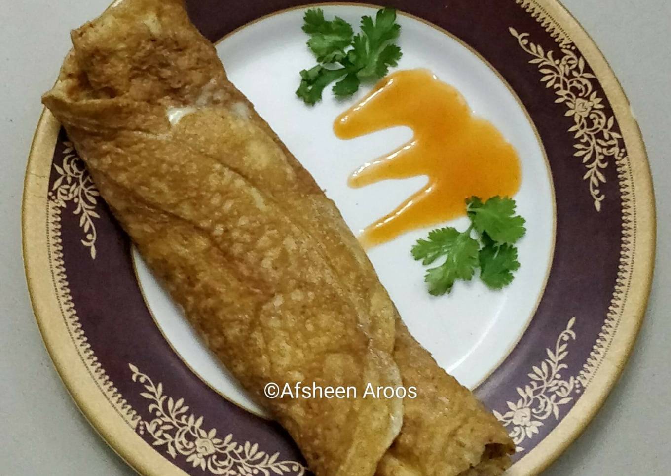 Egg Cheese Roll & Egg cheese Squares