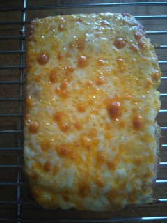 A picture of Open Face Hot Ham And Cheese Sandwich.