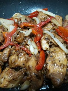 Foto resep AYAM PAPRIKA LADA HITAM 👍
