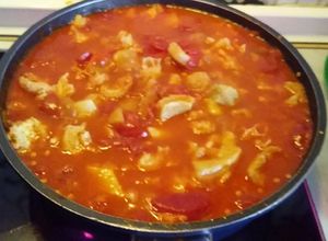 Foto principal de Entomatada de callos por el chef David rico rico arribererchi