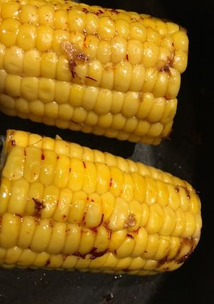 Grillezett kukorica, sáfránnyal recept fotója
