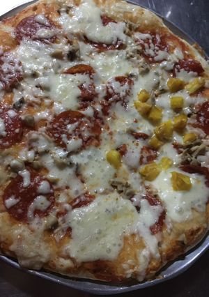 Una foto de Pizza casera