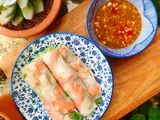 Gỏi cuốn tôm thịt - Mắm nêm