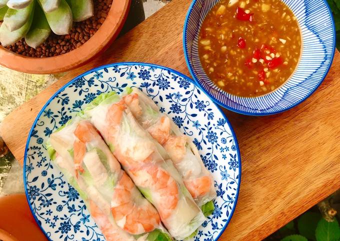 Gỏi cuốn Sài Gòn Từ nhà hàng sang trọng đến gánh hàng rong  Ẩm thực   Vietnam VietnamPlus