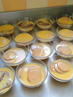 Una foto de Natillas Caseras con Galleta