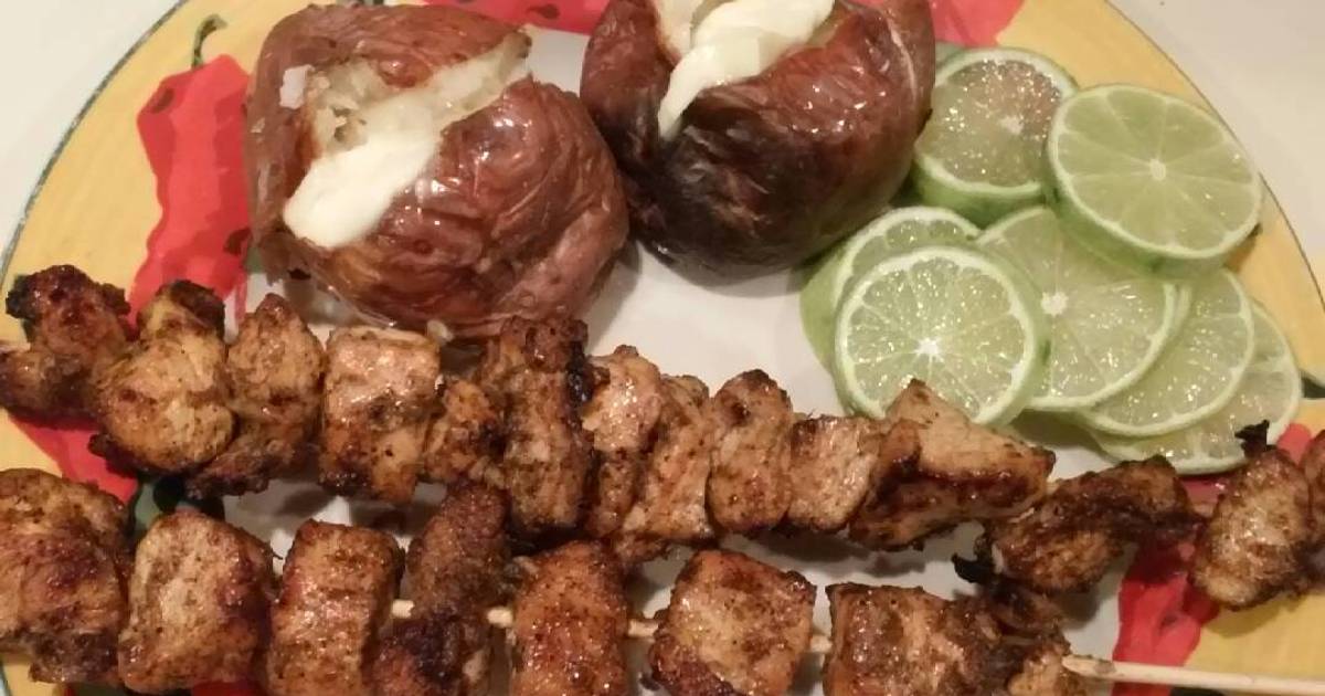 Margarita chicken skewers Recipe by kanisuroll Cookpad