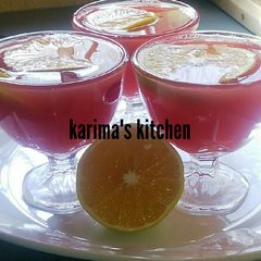 Watermelon orange mocktail A picture of Watermelon orange mocktail.