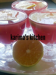 A picture of Watermelon orange mocktail.
