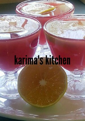 A picture of Watermelon orange mocktail.