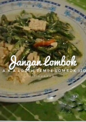 Foto resep Jangan Lombok a.k.a Jangan Lodeh Tempe Lombok Ijo