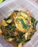 Telur Mata Sapi Sambal Hijau Kentang