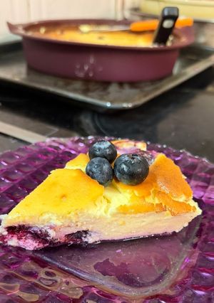 A picture of Basque Cheesecake.