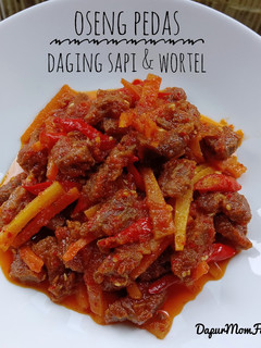 Foto resep Oseng Pedas Daging Sapi & Wortel