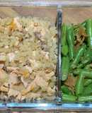 低醣減脂-花椰菜米炒鮭魚